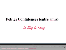 Tablet Screenshot of petitesconfidencesentreamis.com